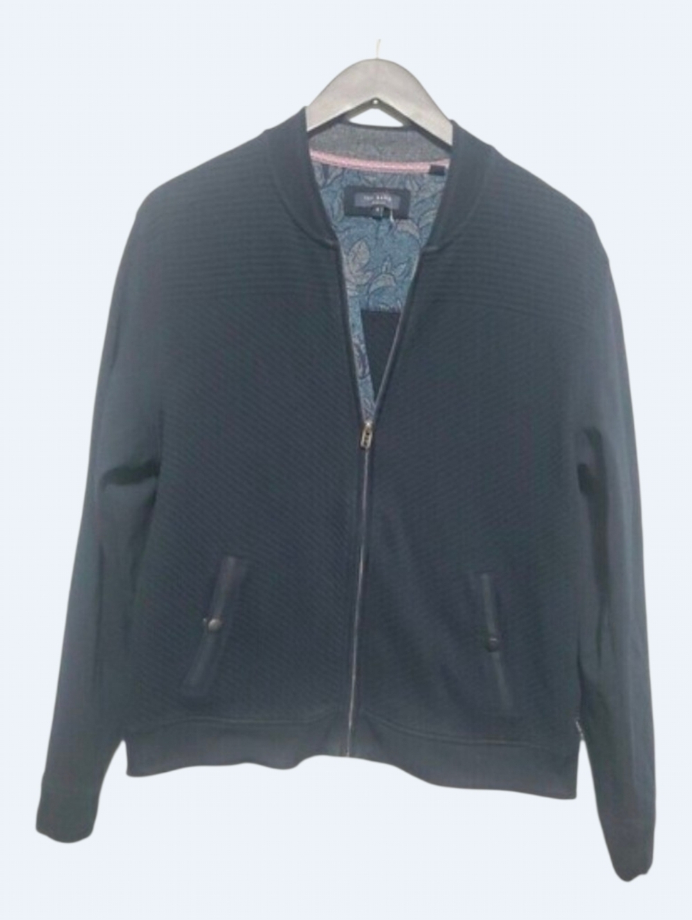 Ted Baker jacket men’s size XL X-large black London Zip Up Jacket Size 5